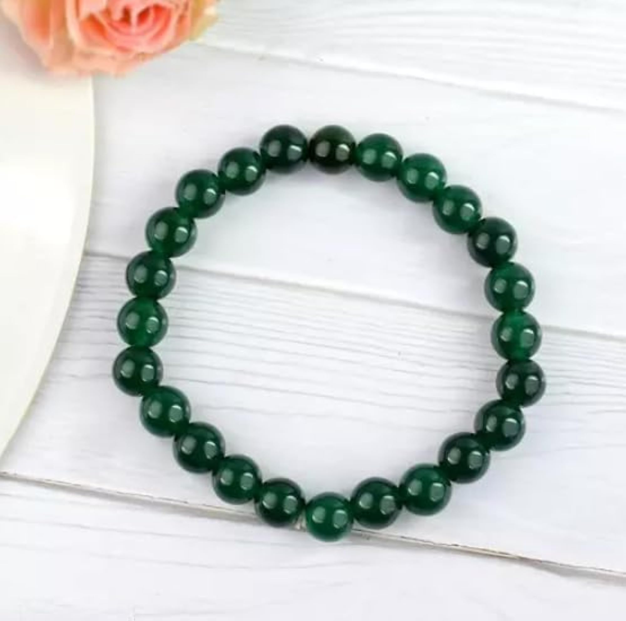 Men's Certified Panna Stone Emerald Bracelet